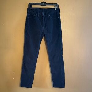 Levi's Men's Dark Blue Corduroy Pants size W30 L30